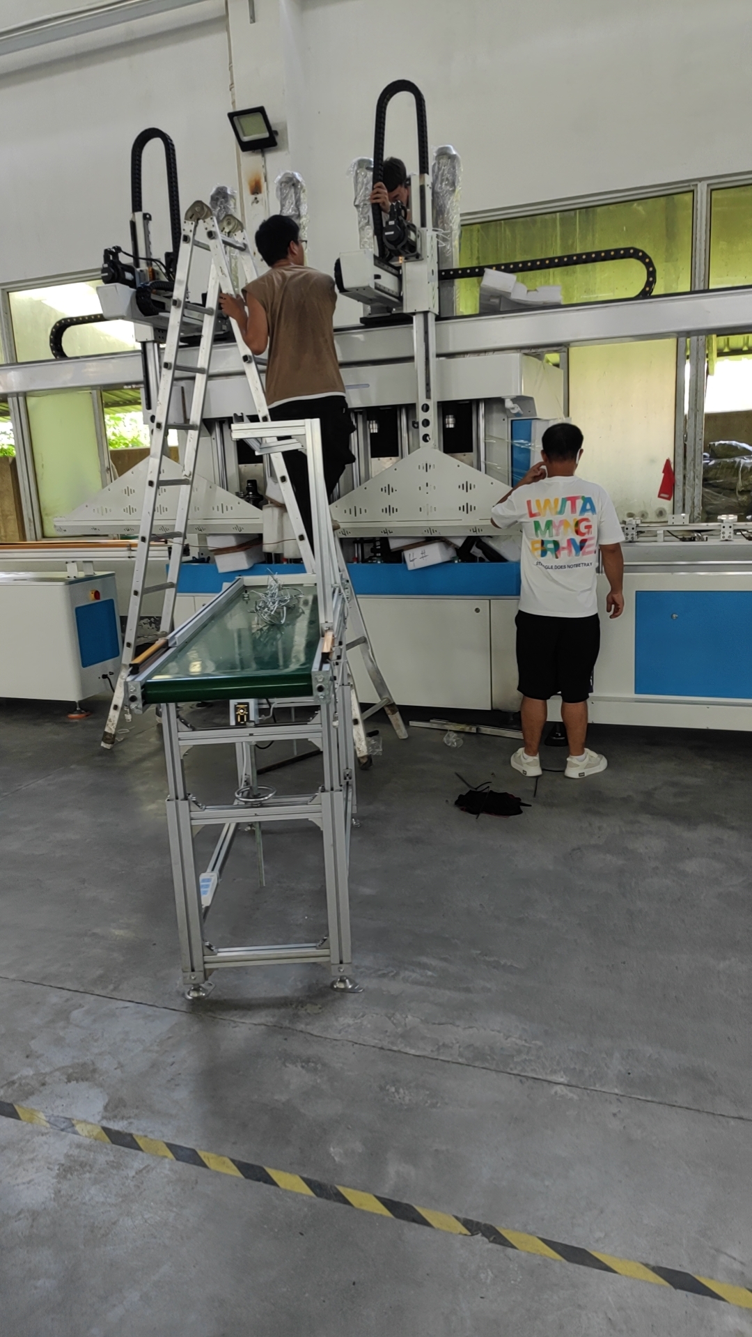 New equipment into the factory