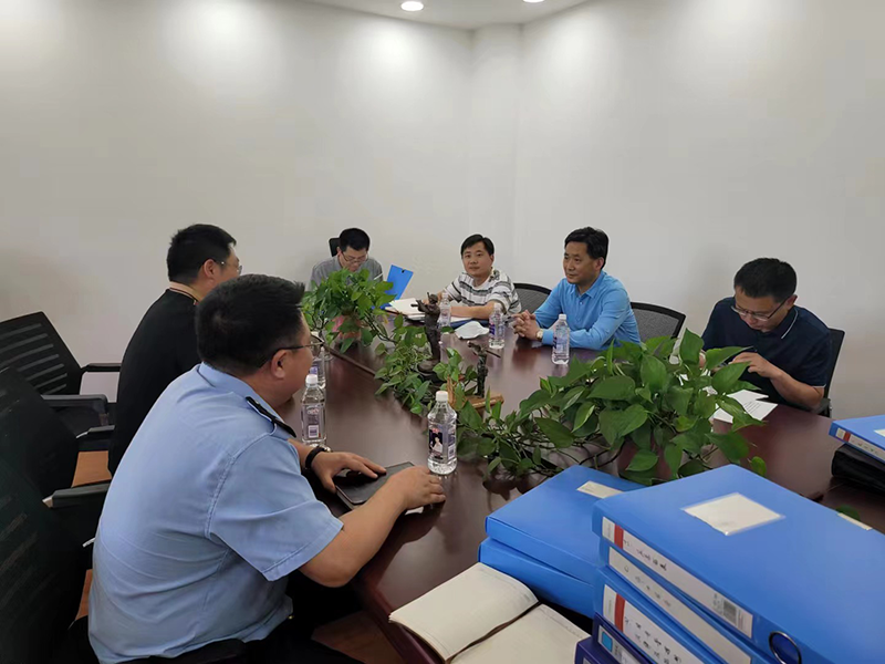 Government leaders inspect safety production